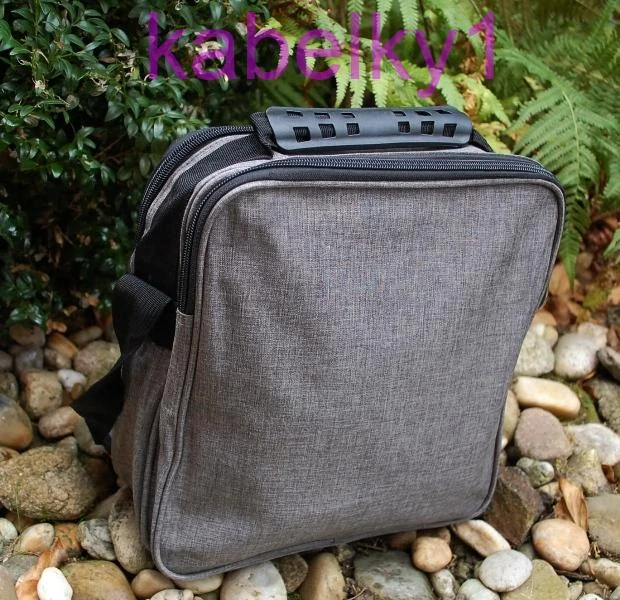 Pánska šedá taška crossbody priečinková MAHEL