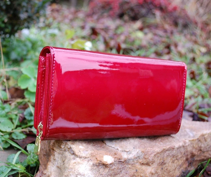 Dámska peňaženka tmavá červená koža GREGORIO