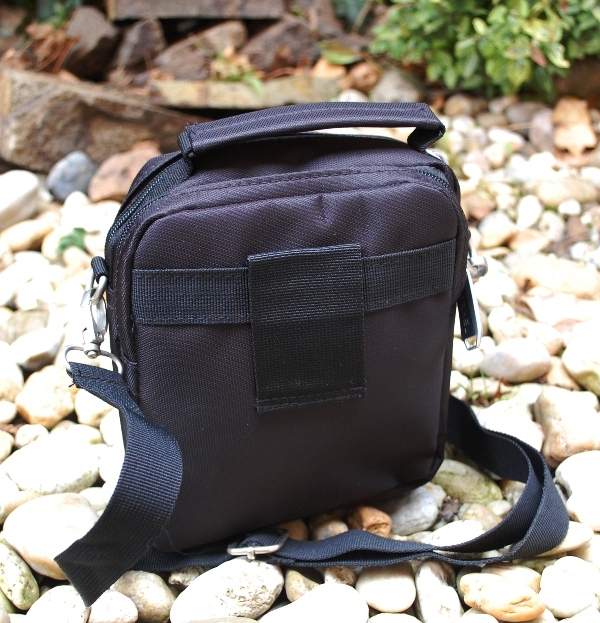  Pánska čierna taška crossbody krátka rúčka priečinky MAHEL