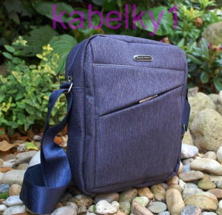 Pánska taška modrá džínsová crossbody 
