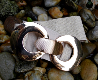 Opasok zlatý pružný zlatá pracka  