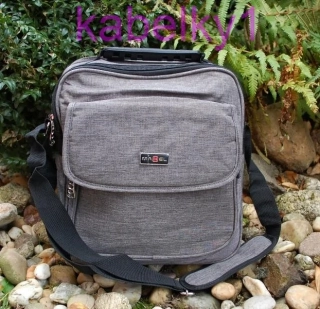 Pánska šedá taška crossbody priečinková MAHEL