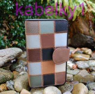 Dámska kožená peňaženka multicolor