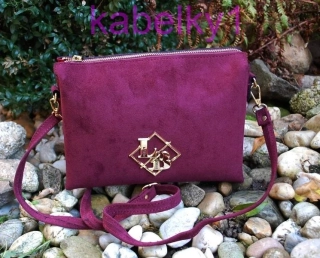 Kabelka bordová dlhé ramienko Laura Biaggi