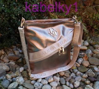 Kabelka zlatá tmavá crossbody LAURA BIAGGI