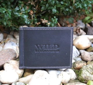 Pánska čierna peňaženka dolárovka koža matná LORANZO