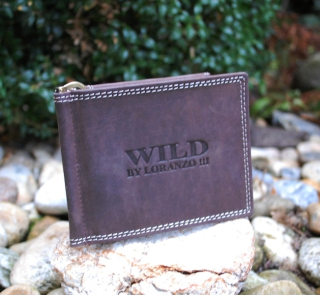 Pánska hnedá peňaženka dolárovka koža matná LORANZO