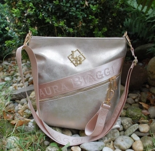 Kabelka zlatá zlatistá crossbody LAURA BIAGGI