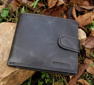 Pánska peňaženka čierna PETERSON