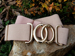 Opasok rose gold zlatý pružný zlatá pracka  