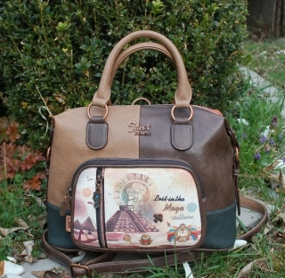 Kabelka batoh hnedá karamelová dlhé ramienko 