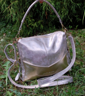 Kabelka zlatá zlatistá zlaté kovanie LAURA BIAGGI